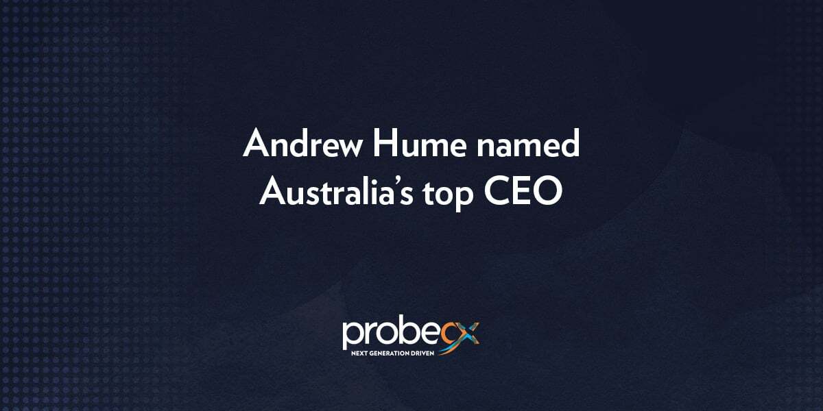Andrew Hume named Australia’s top CEO