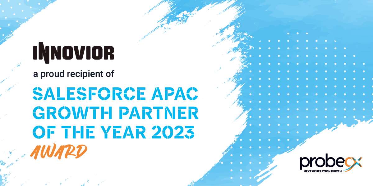 Innovior, a proud recipient of Salesforce APAC Growth Partner of the Year 2023 Award