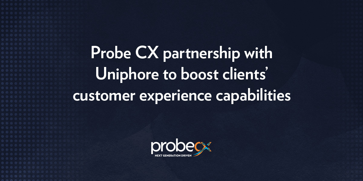 Probe CX partner with Uniphore﻿