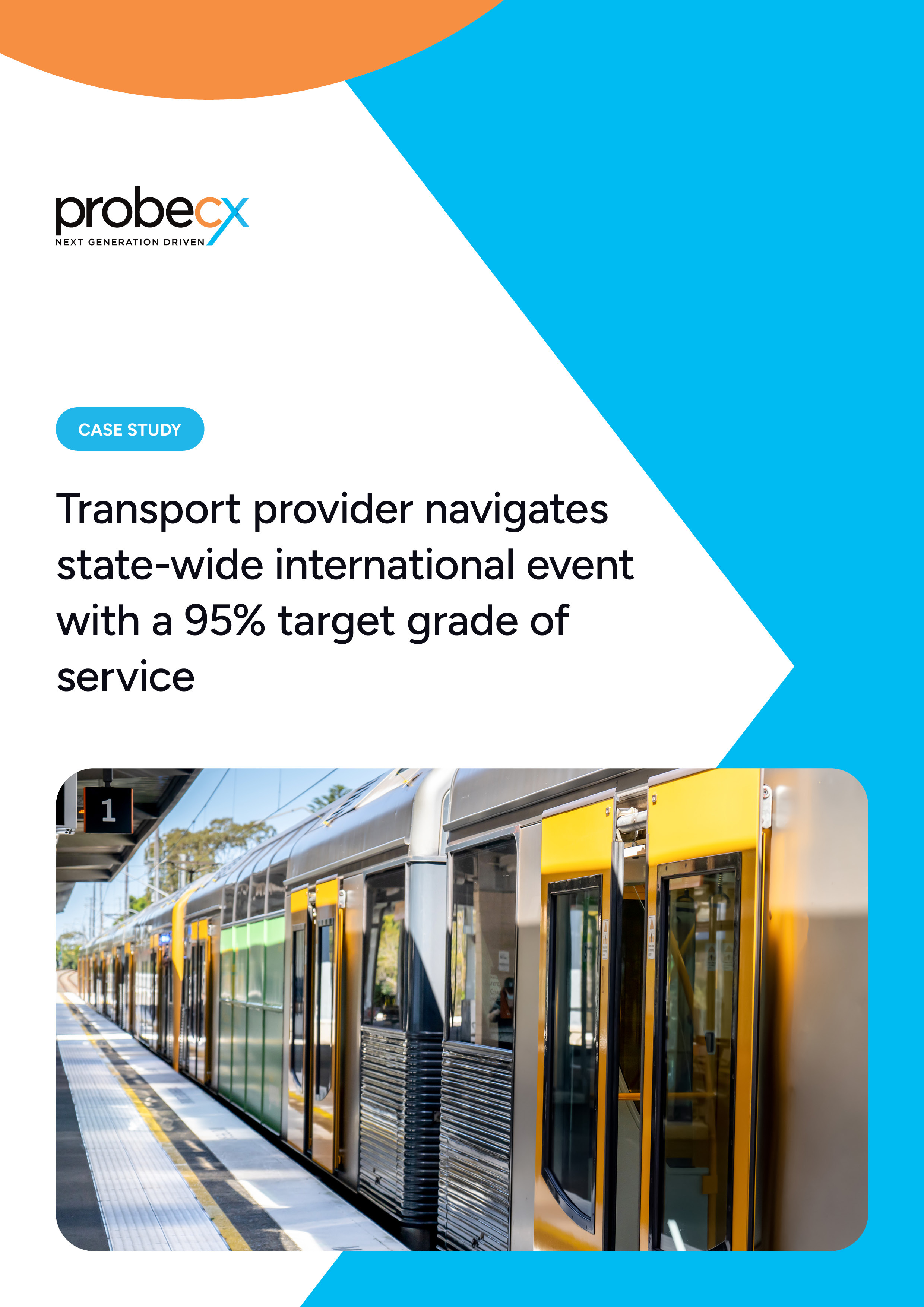 Transport provider navigates state-wide international event with a 95% target grade of service